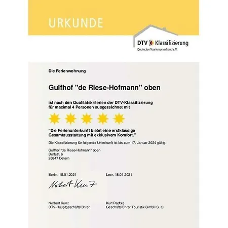 Ξενοδοχείο Gulfhof De Riese- Hofmann Og 3*